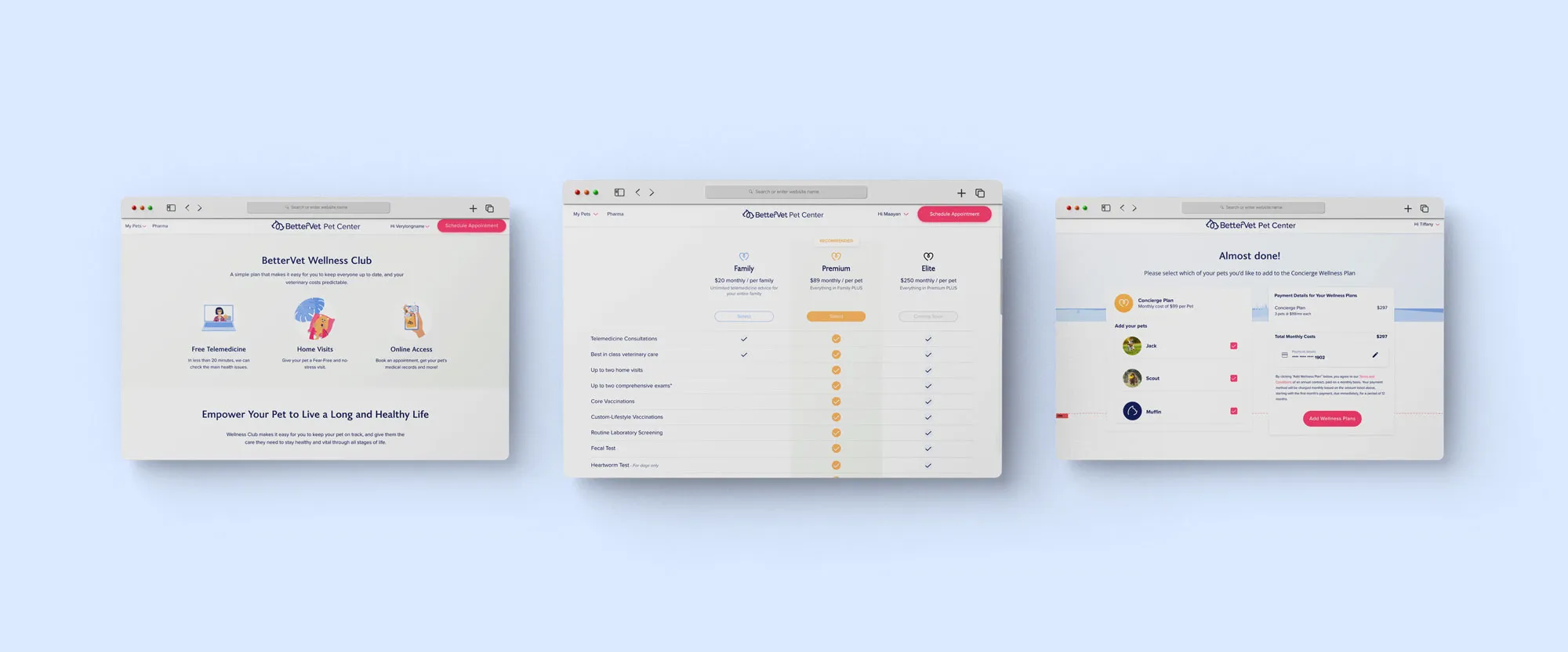 BetterVet Website-Wellness-club